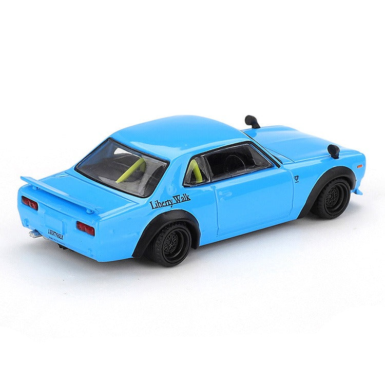 Mini GT MGT01169 LBWK Liberty Walk Nissan LB Works HAKOSUKA 1:64 Baby Blue