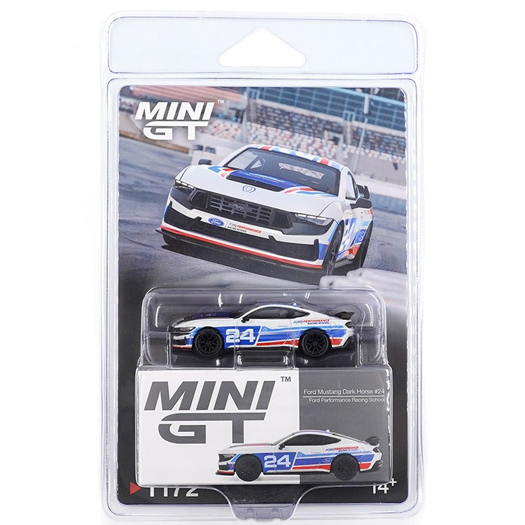 Mini GT MGT01172 Ford Mustang Dark Horse #24 Ford Performance Racing School 1:64