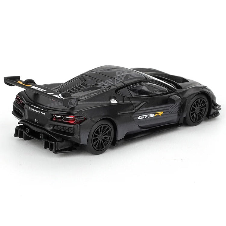 Mini GT MGT01186 Chevrolet Corvette Z06 GT3.R Road America Test Car 1:64 Black