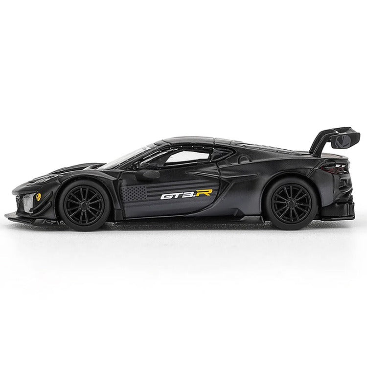 Mini GT MGT01186 Chevrolet Corvette Z06 GT3.R Road America Test Car 1:64 Black