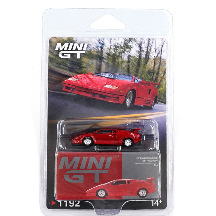 Mini GT MGT01192 25th Anniversary Lamborghini Countach 1:64 Red
