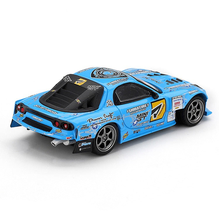 Mini GT MGT01195 Mazda RX-7 RE-Amemiya 2025 D1GP 1:64 Blue