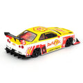 Mini GT MGT01204 Nissan LB-ER34 Super Silhouette Skyline Suppaiman Okinawa 1:64 Yellow