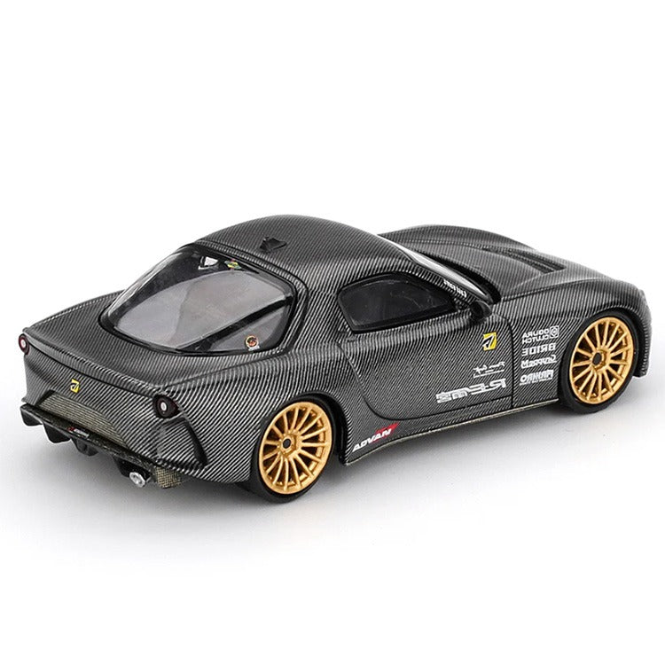 Mini GT MGT01205 Mazda RX-7 RE-Amemiya Matsukiyo KOKU 3 Rotor NA-7 TAS 2025 Best Tuned Car Award 1:64 Carbon