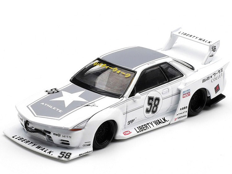 Mini GT MGT01217 LBWK Liberty Walk Nissan GT-R32 LB-Kaido Works TAS 2025 1:64 White