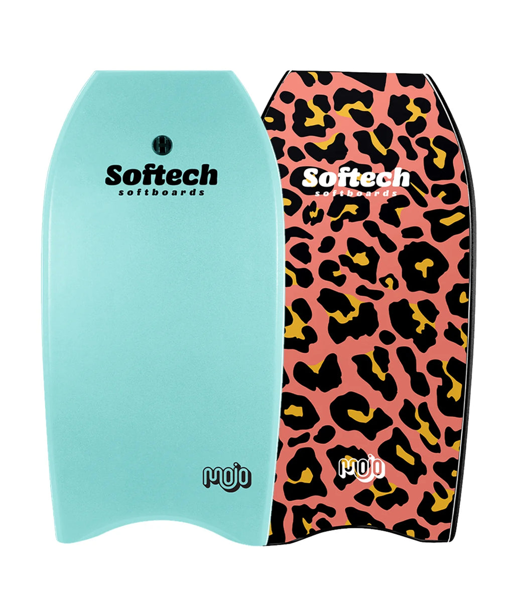 Softech Mojo Seafoam Leopard 38&Prime;