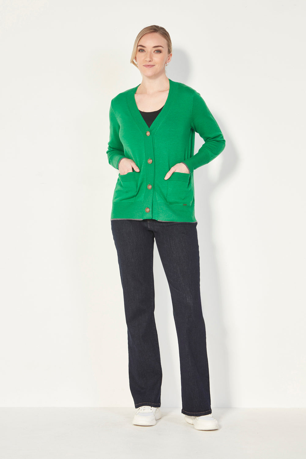 Oblige Cardi - Grass