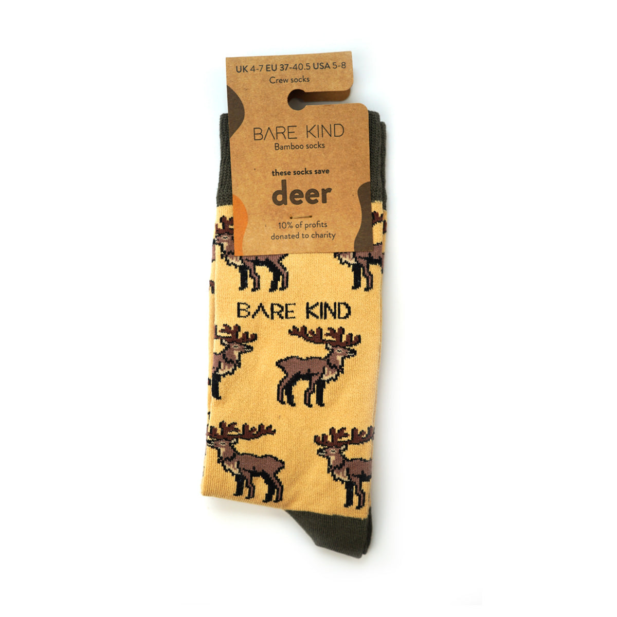 Save the Highland Deer Bamboo Socks