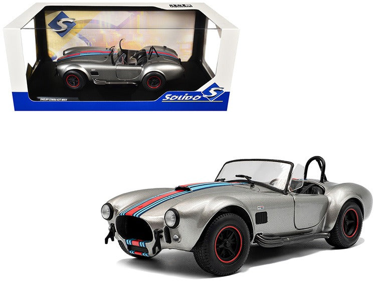 Solido S1804913 1965 Shelby Cobra 427 MKII 1:18 Silver Grey