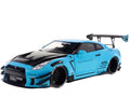 Solido S1805817 LBWK Liberty Walk 2023 Nissan Skyline GT-R R35 1:18 Baby Blue
