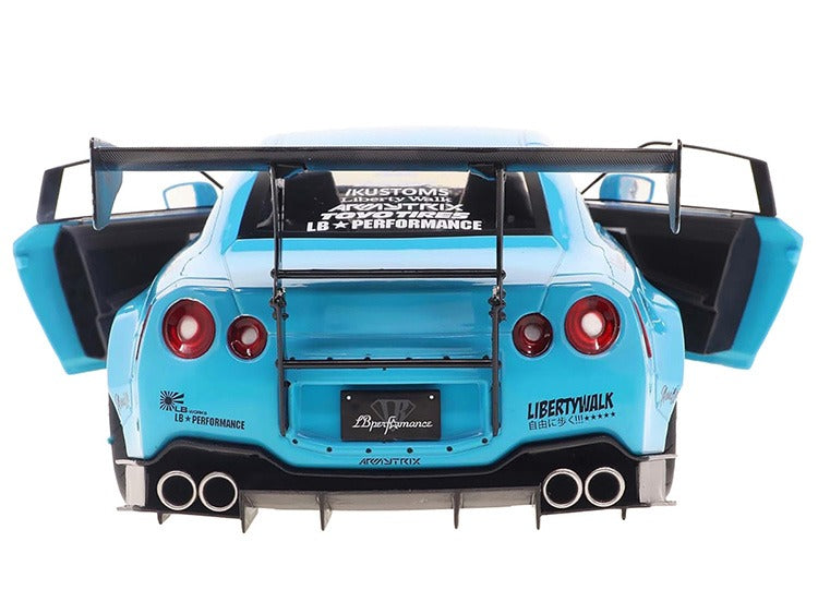 Solido S1805817 LBWK Liberty Walk 2023 Nissan Skyline GT-R R35 1:18 Baby Blue