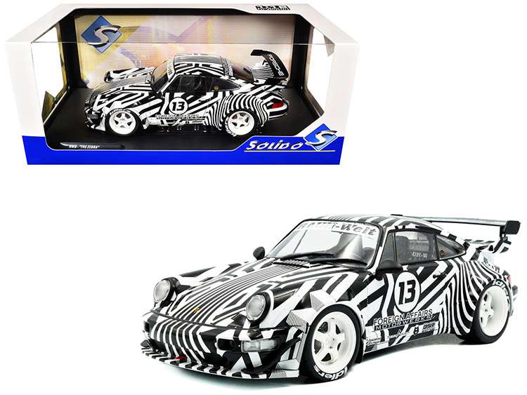 Solido S1807513 2022 Porsche RWB Body Kit 1:18 The Zebra Camouflage