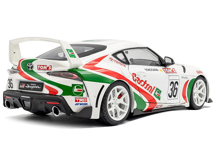 Solido S1809007 2024 Toyota GR Supra Racing Tribute #36 1:18 White with Castrol Livery