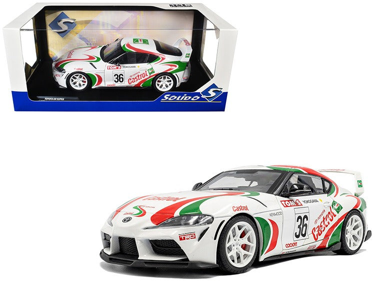 Solido S1809007 2024 Toyota GR Supra Racing Tribute #36 1:18 White with Castrol Livery