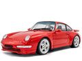 Solido S1810104 1997 Porsche 911 (993) Carrera RS 1:18 Indischrot Red