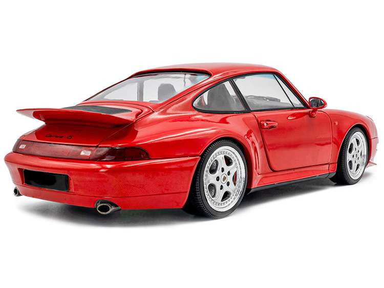 Solido S1810104 1997 Porsche 911 (993) Carrera RS 1:18 Indischrot Red