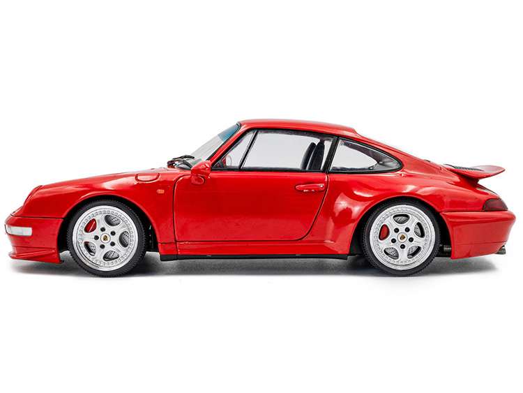 Solido S1810104 1997 Porsche 911 (993) Carrera RS 1:18 Indischrot Red