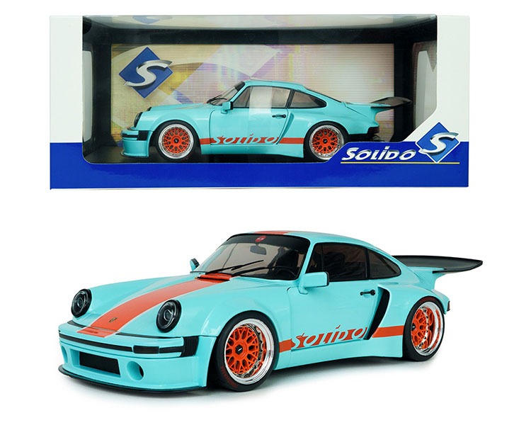 Solido S1810504 2026 Porsche KS-R by Khyzyl Saleem –1:18 Blue Racer