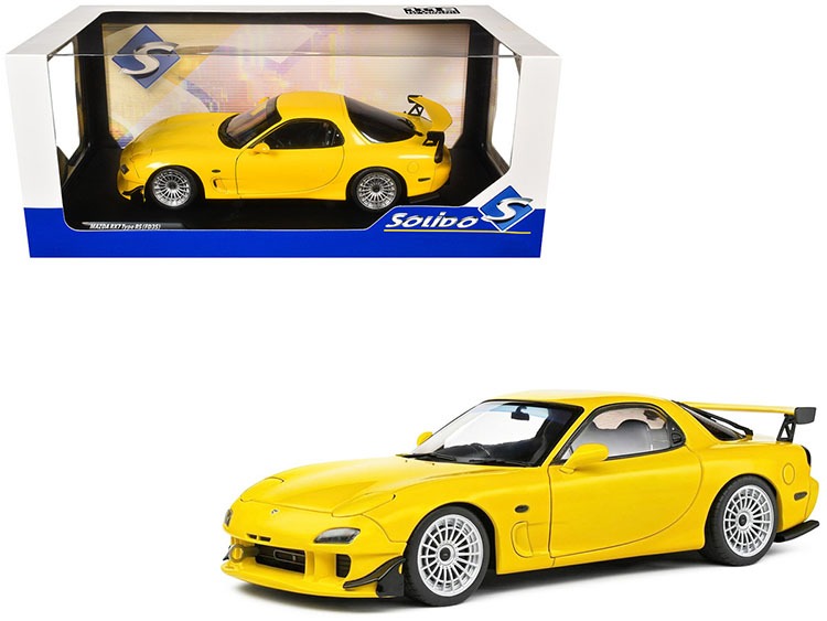 Solido S1810603 1999 Mazda RX7 FD3RS Streetfighters 1:18 Yellow