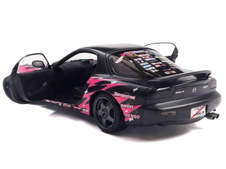 Solido S1810605 1999 Mazda RX7 FD3RS Solido Works Itasha Club 1:18 Pink