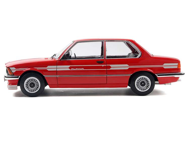 Solido S1812803 1980 BMW Alpina E21 C1 2.3 1:18 Red with Stripes