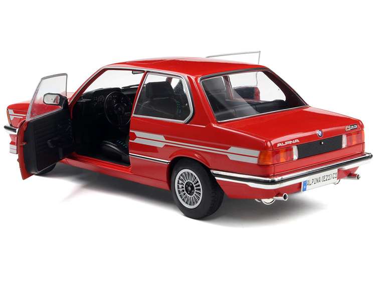Solido S1812803 1980 BMW Alpina E21 C1 2.3 1:18 Red with Stripes