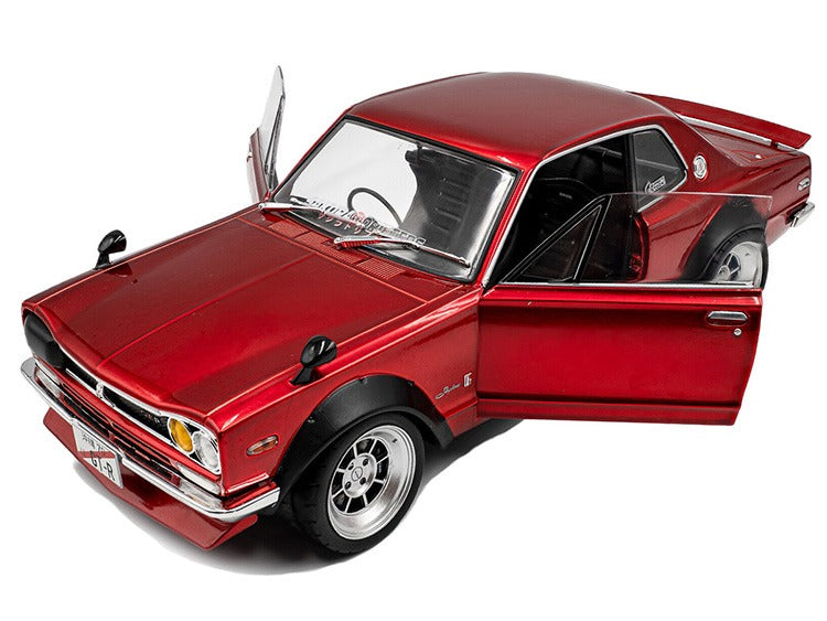 Solido S1813002 Nissan Skyline C10 Hakosuka Works 1:18 Red Metallic