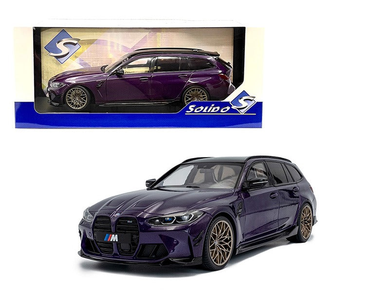 Solido S1813701 2024 BMW M3 G81 Wagon 1:18 Purple