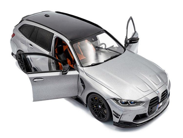 Solido S1813702 2024 BMW M3 Touring with Performance Parts 1:18 Frozen Gray
