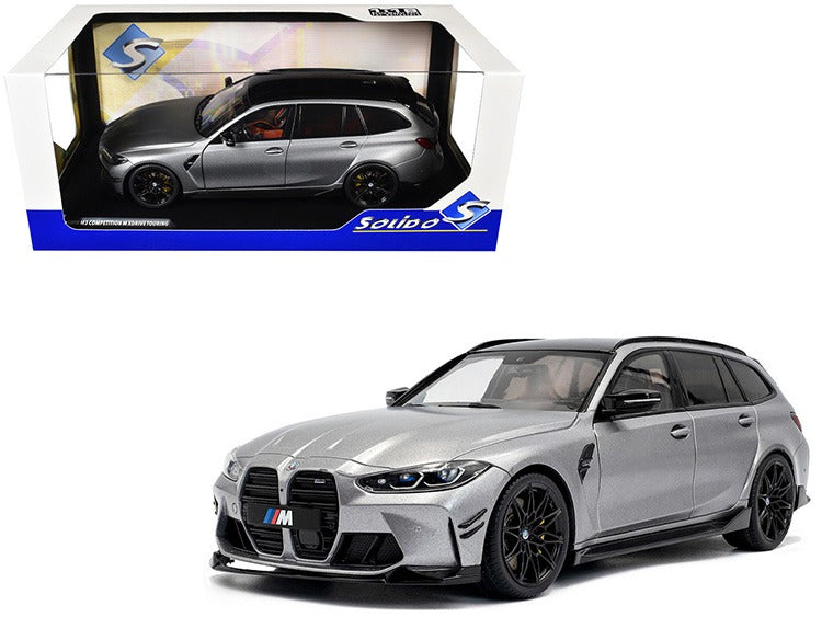 Solido S1813702 2024 BMW M3 Touring with Performance Parts 1:18 Frozen Gray