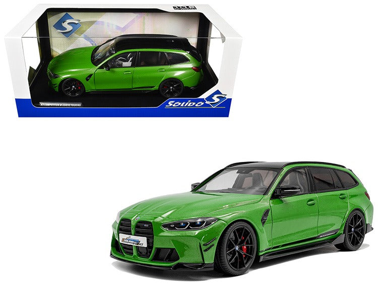 Solido S1813703 2024 BMW M3 Touring with Performance Parts 1:18 Green