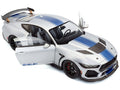 Solido S1813803 2025 Shelby Mustang Super Snake 1:18 Grey with Blue Stripes