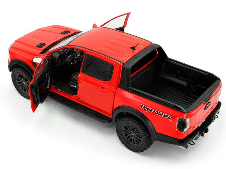Solido S1813901 2024 Ford Ranger Raptor Pick Up Truck 1:18 Orange