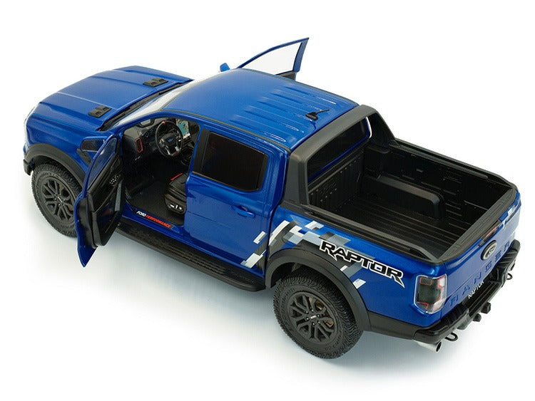 Solido S1813902 2024 Ford Ranger Raptor Pick Up Truck 1:18 Blue