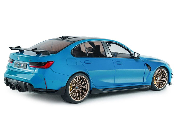 Solido S1814303 2024 BMW M3 Performance Parts 1:18 Daytona Beach Blue