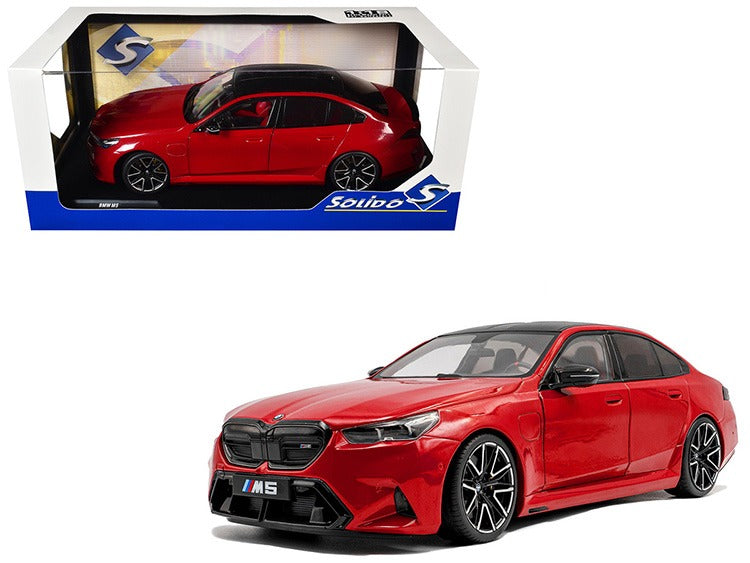 Solido S1814702 2025 BMW M5 1:18 Fire Red