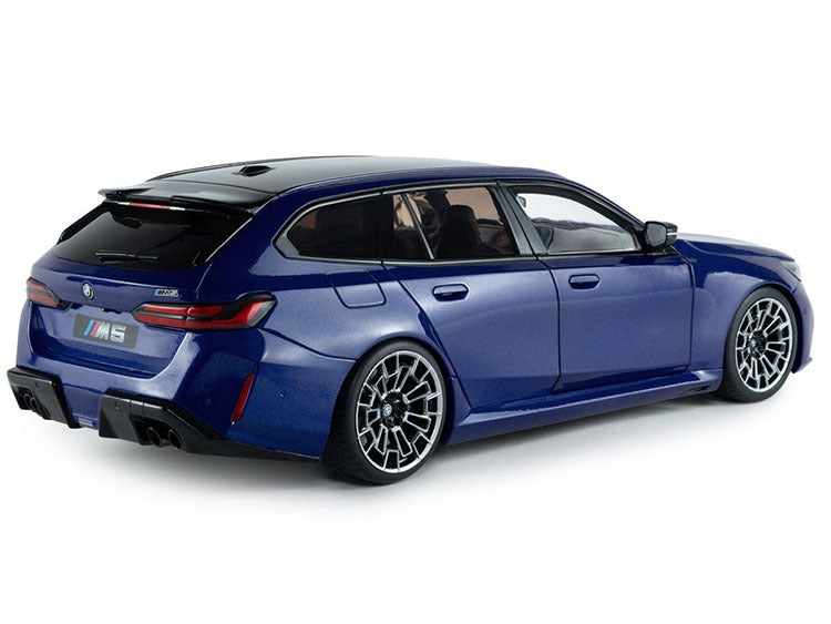 Solido S1814801 2024 BMW M5 Touring 1:18 Marina Bay Blue Metallic