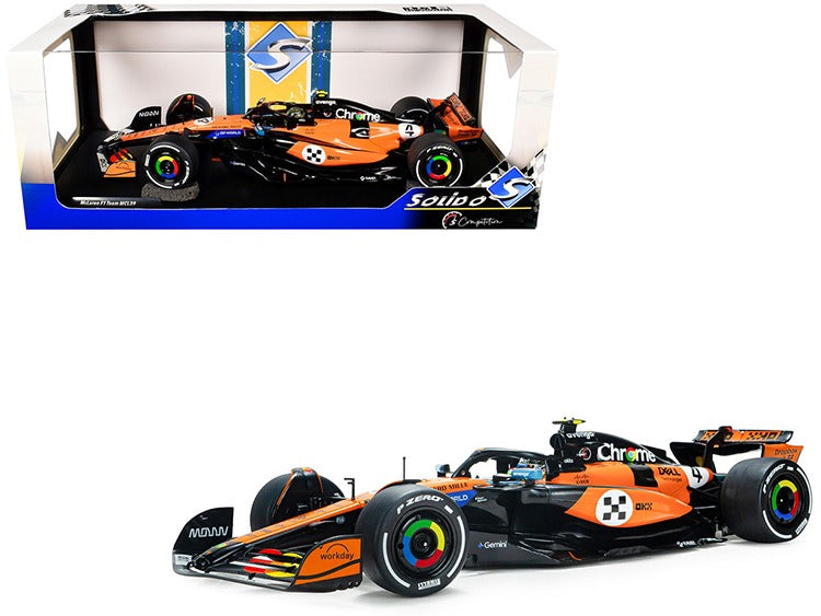 Solido S1818703 Formula F 1 McLaren MCL39 GP Monaco 2025 1:18 #4 Lando Norris Included US Shipping