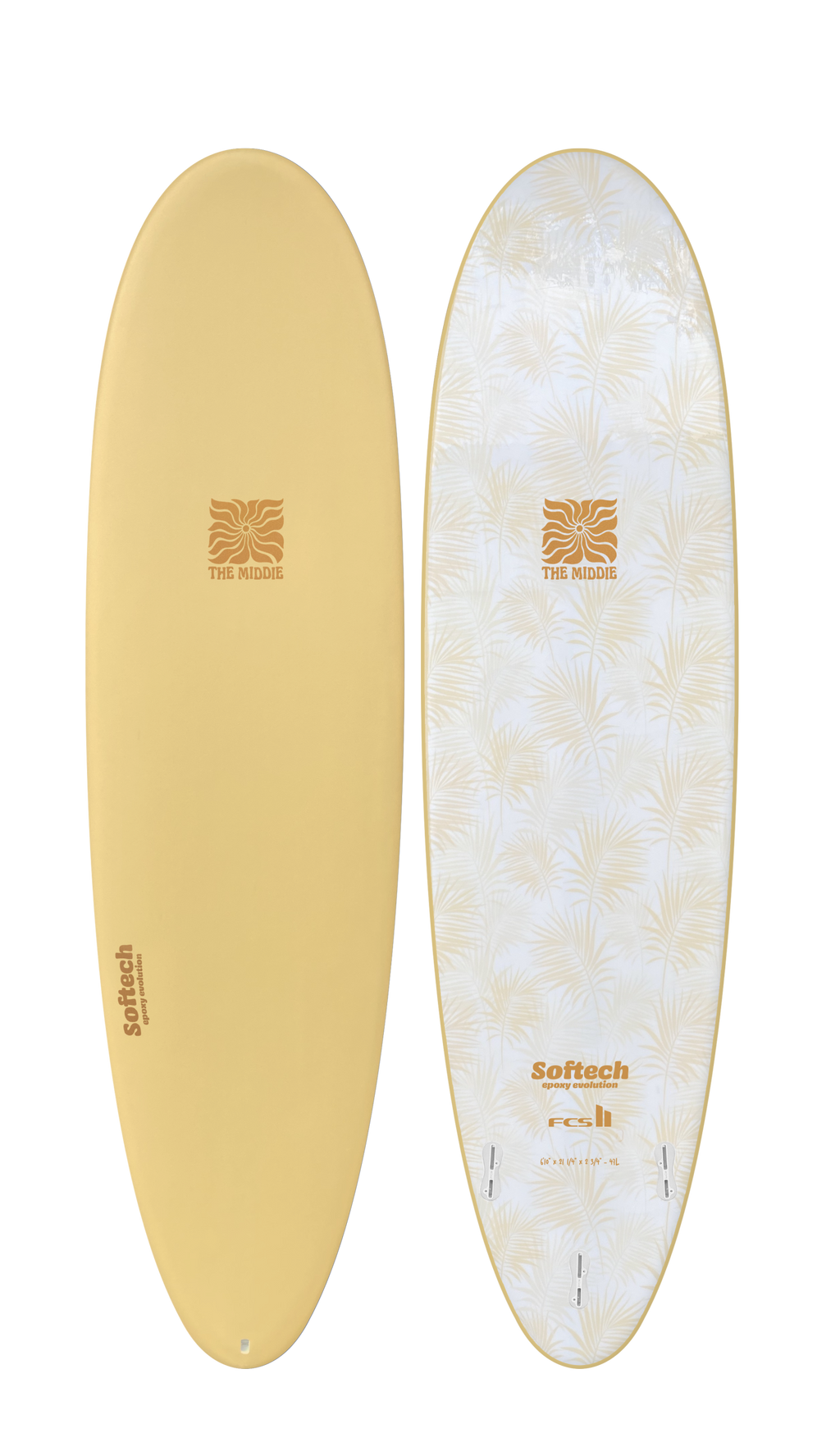 Softech Middie Butter Palms 6’10