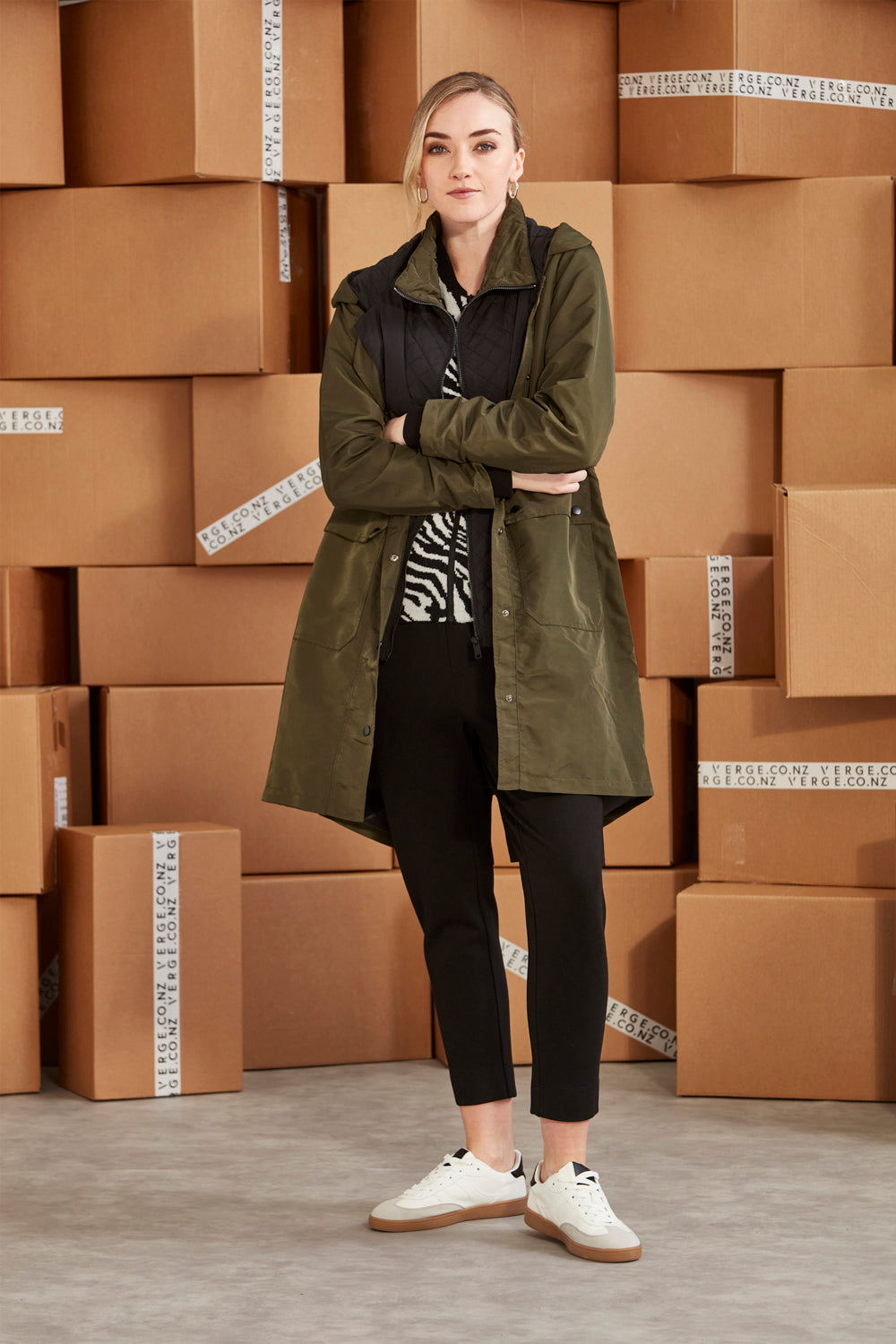 Stargaze Coat - Olive