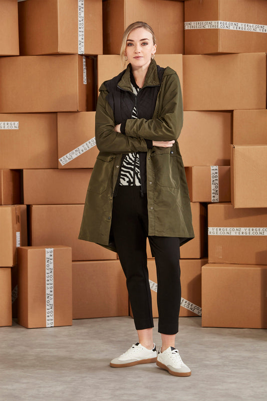 Stargaze Coat - Olive