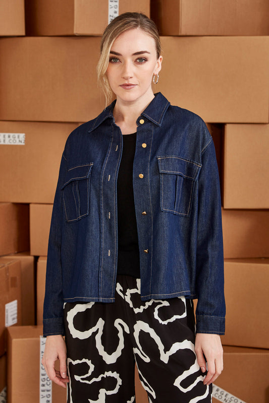Stevie Jacket - Dark Denim
