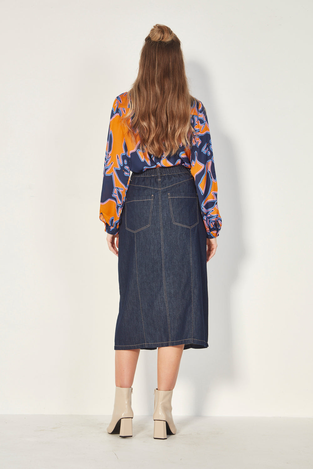 Stevie Skirt - Dark Denim