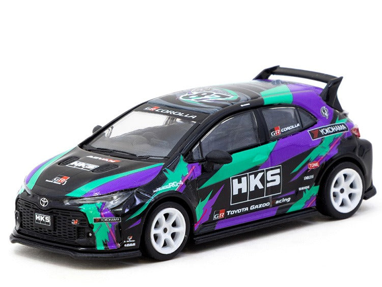 Tarmac Works T64G-066-HKS HKS Toyota GR Corolla 1:64