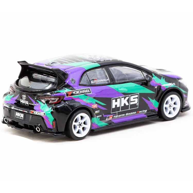 Tarmac Works T64G-066-HKS HKS Toyota GR Corolla 1:64