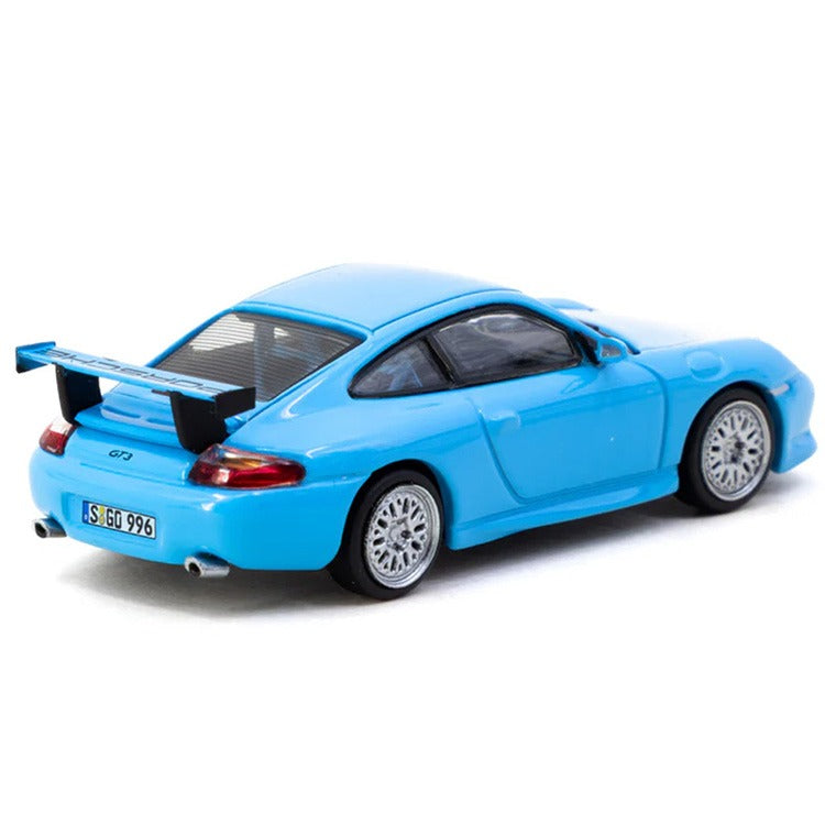 Tarmac Works T64G-069-BL Porsche 911 GT3 996 1:64 Light Blue