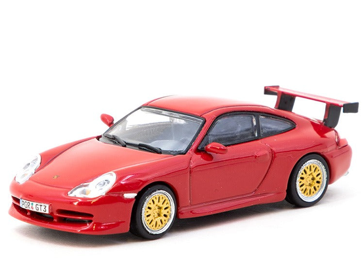 Tarmac Works T64G-069-RE Porsche 911 GT3 996 1:64 Red