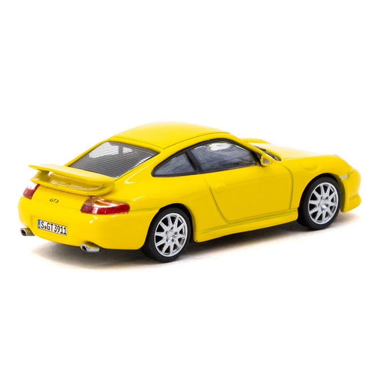 Tarmac Works T64G-069-YL Porsche 911 GT3 (996) 1:64 Yellow