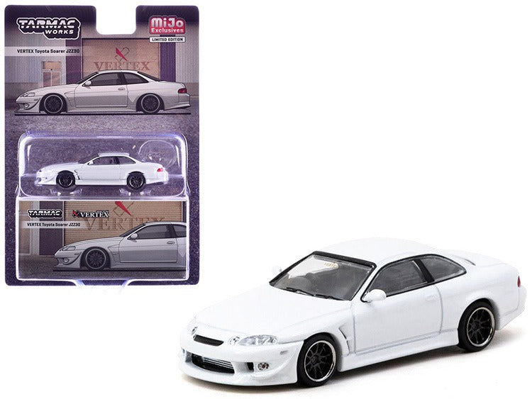 Tarmac Works T64G-080-WH VERTEX Toyota Soarer JZZ30 1:64 White