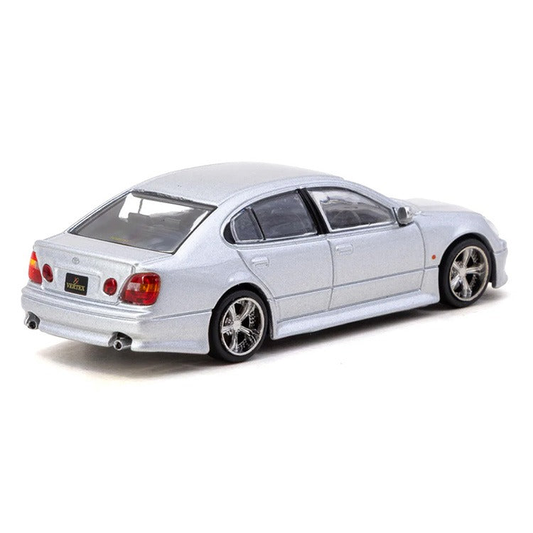 Tarmac Works T64G-081-SL VERTEX Toyota Aristo JZS161 1:64 Silver